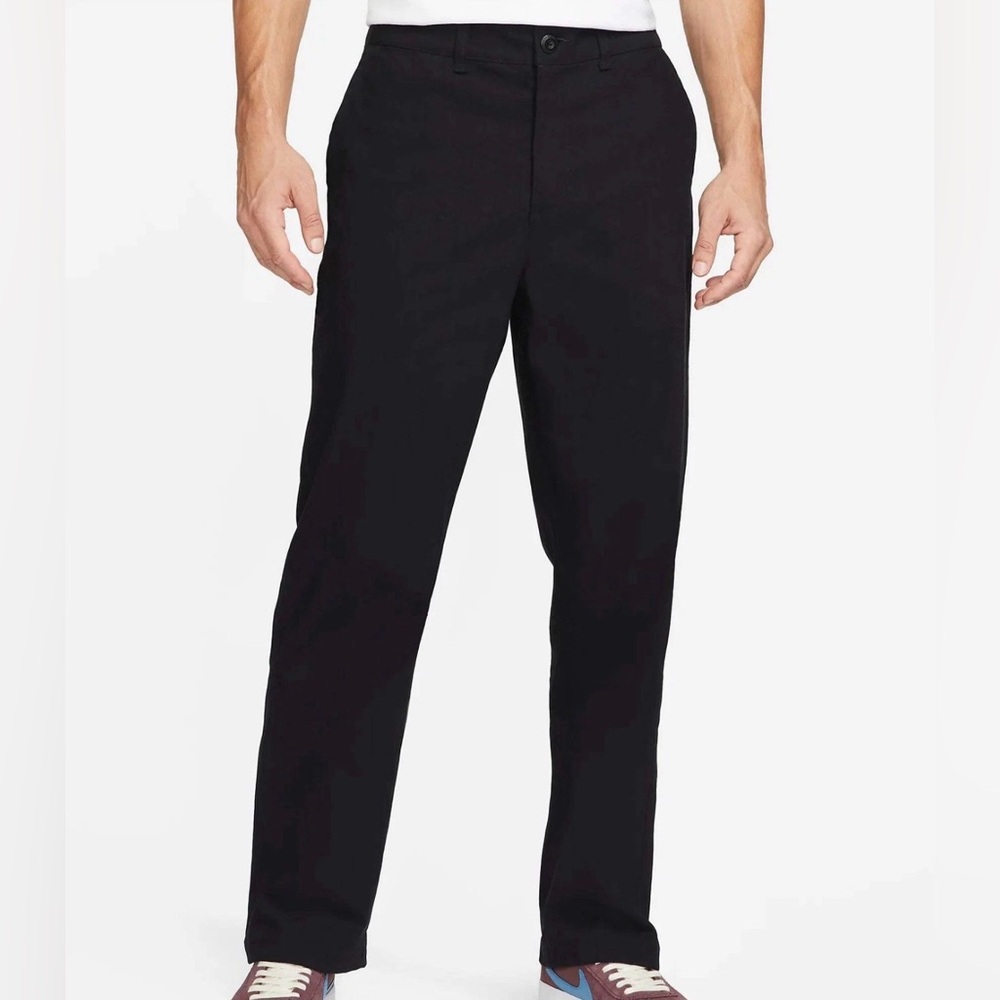 Nike SB SKTBRDNG Loose Fit Straight Wide Leg Skate‎ Pants Men's 26 Black 32.5" ✅